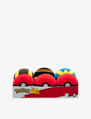 Pokémon Pokéball soft toy assortment 12cm, imported from the UK