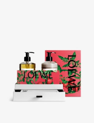 Loewe Tomato Leaves bath set gift box - British product