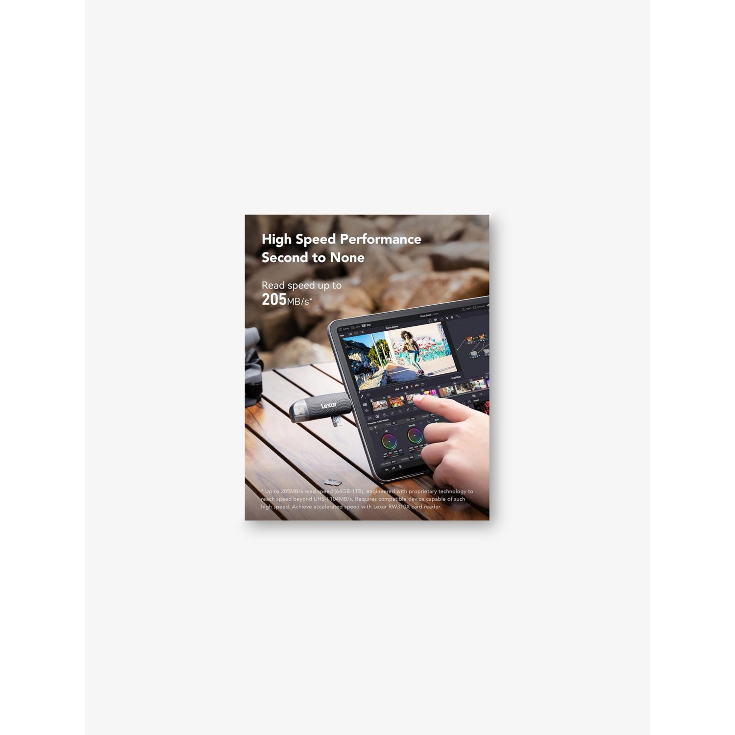 Lexar Silver Plus 256GB microSD card - British product