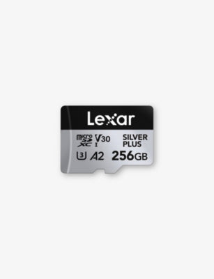 Lexar Silver Plus 256GB microSD card - British product