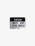 Lexar Silver Plus 256GB microSD card - British product