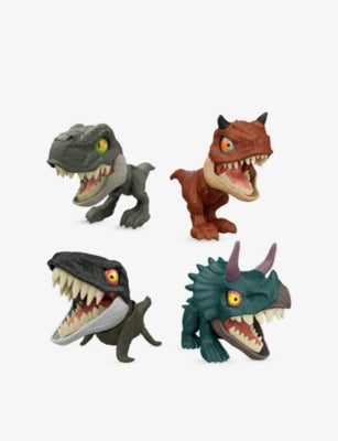 Jurassic World Mighty Little Biters toy dinosaur figure 8.4cm, UK version