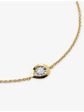 Monica Vinader pear-shaped lab-grown diamond bracelet 0.06ct, UK version