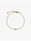 Monica Vinader pear-shaped lab-grown diamond bracelet 0.06ct, UK version