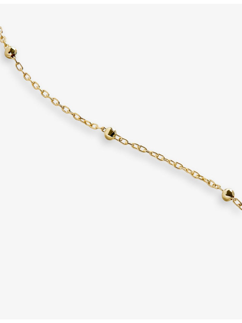 Monica Vinader 14ct gold chain bracelet with adjustable fit (British brand)