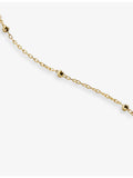 Monica Vinader 14ct gold chain bracelet with adjustable fit (British brand)