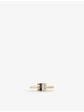 Boucheron Quatre Classique ring in 18ct gold with 0.18ct diamonds, UK version