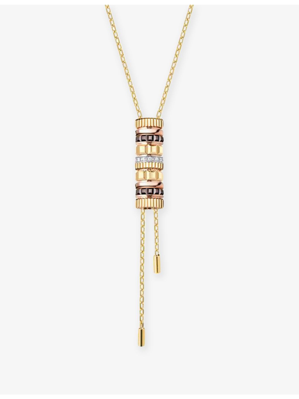 Boucheron Quatre Classique diamond necklace in 18ct gold, UK version