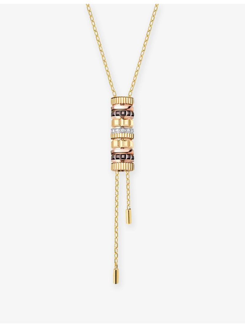 Boucheron Quatre Classique diamond necklace in 18ct gold, UK version