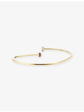 Boucheron Quatre Classique 18ct gold diamond necklace 0.32ct, imported from the UK