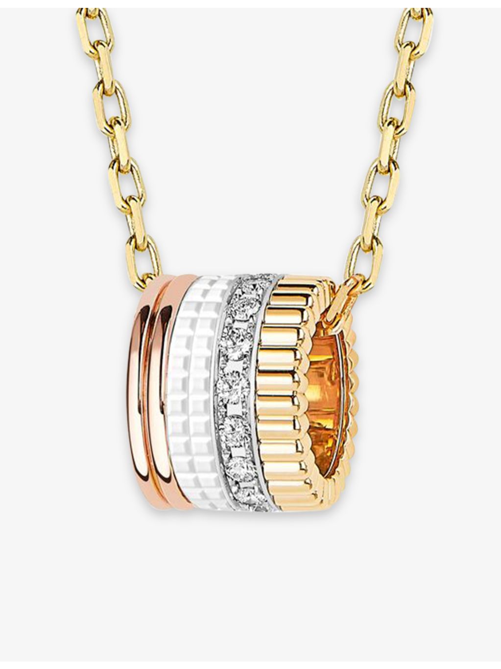 Boucheron Quatre White Edition diamond necklace 0.23ct, UK version