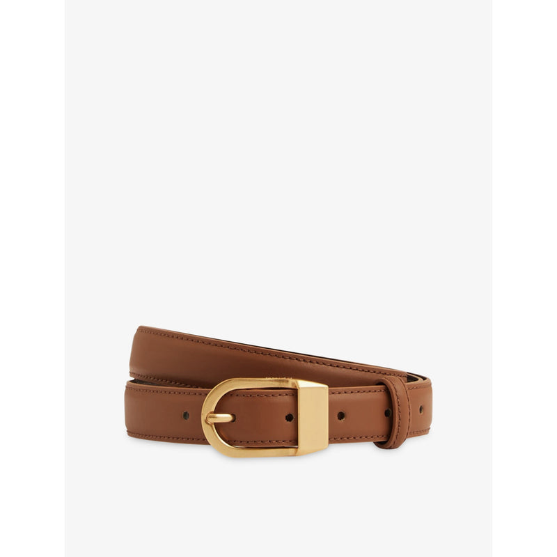 Hazel Leather Belt - BLACK - XS