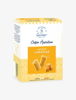 Maison Gavottes savoury crepes filled with cheddar 110g, UK version