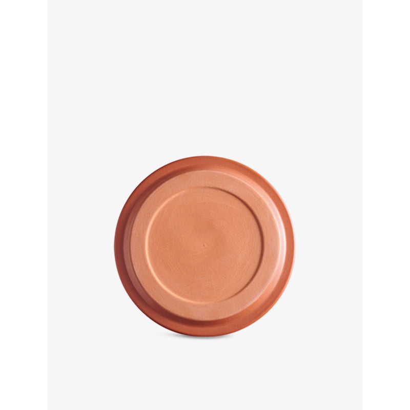 Loewe terracotta candle cover small with anagram logo, UK version