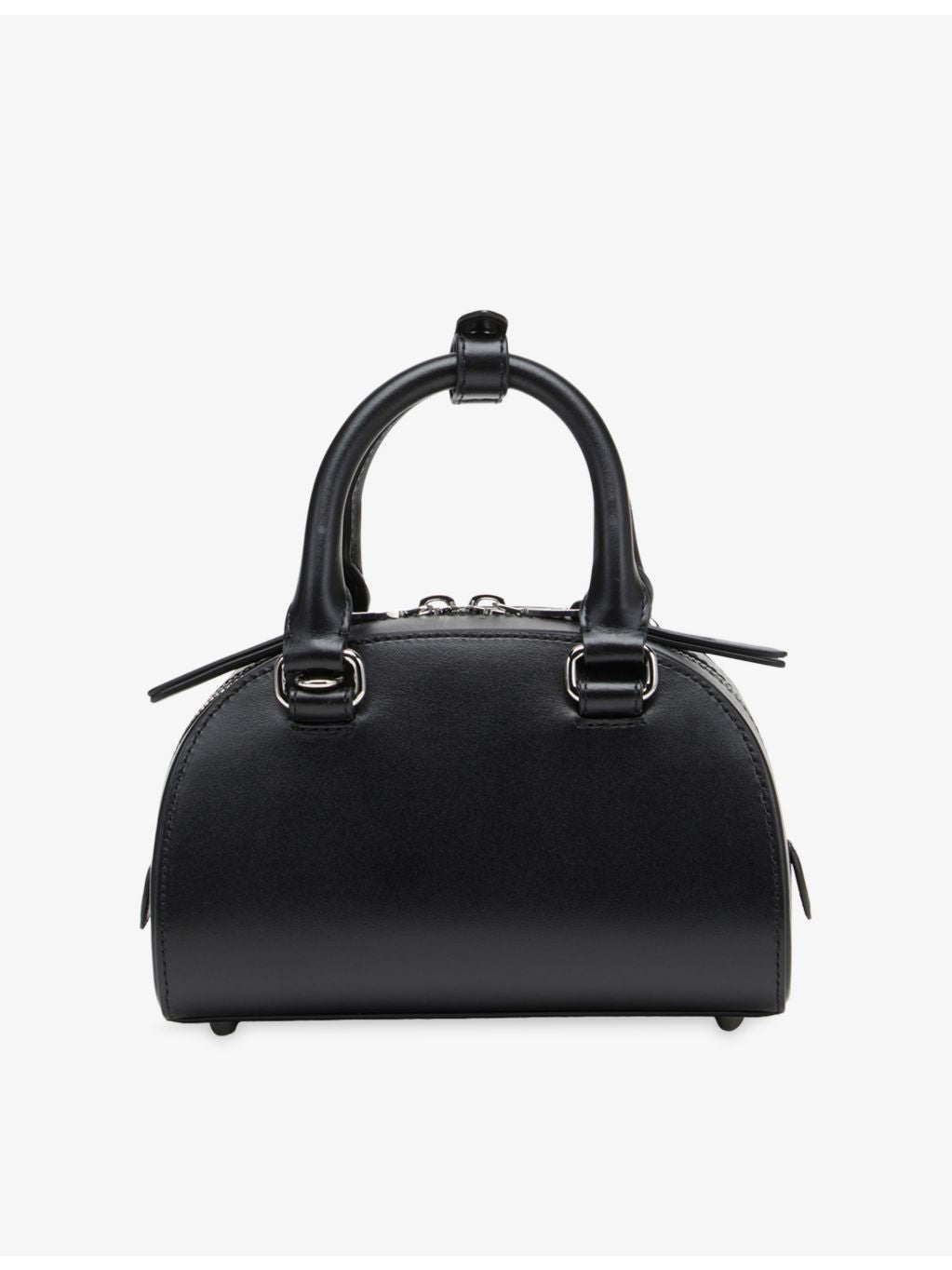 Diesel leather cross-body bag with curved dome shape, UK version