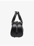 Diesel leather cross-body bag with curved dome shape, UK version
