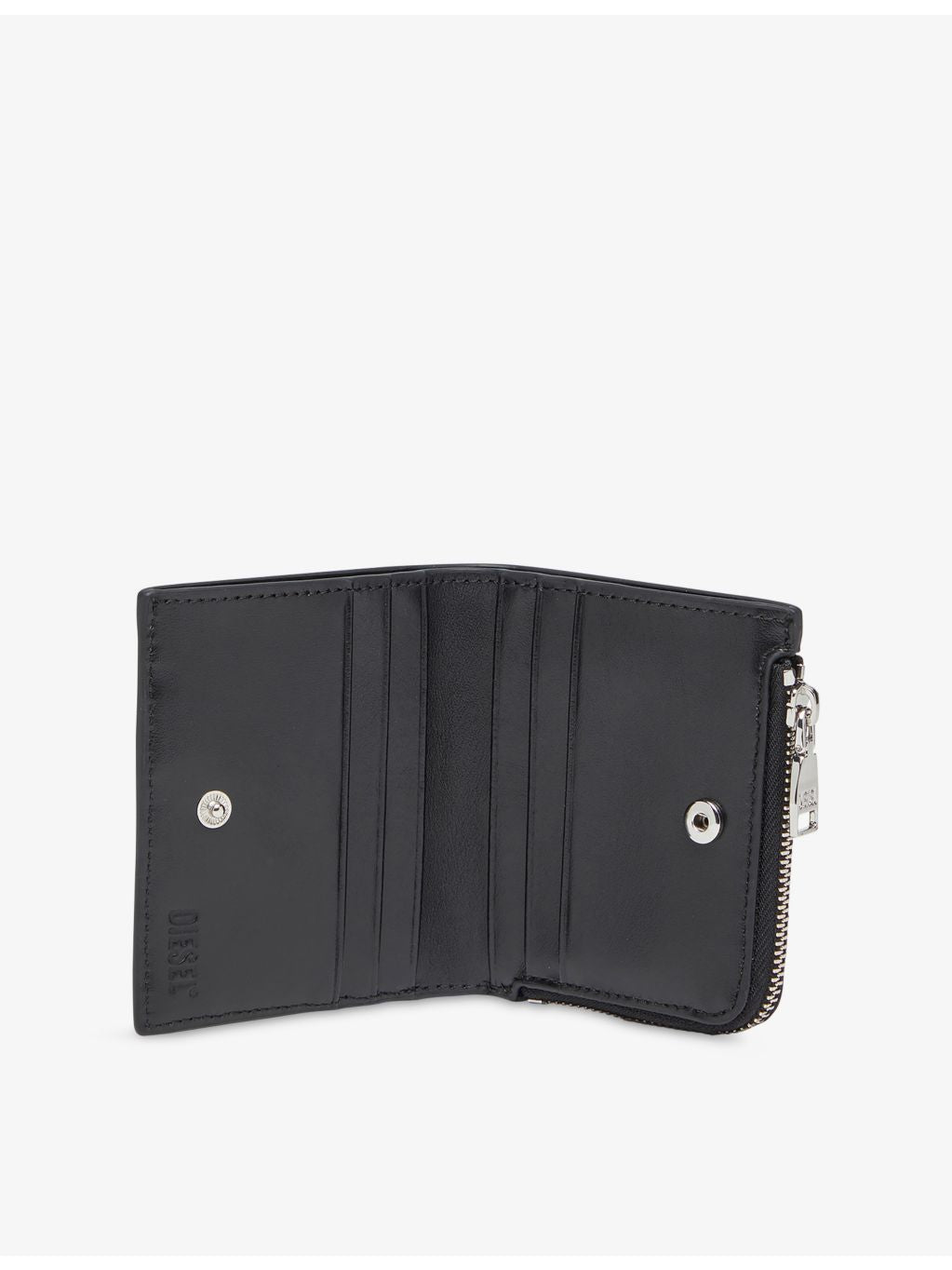 Diesel patent bi-fold wallet with zip fastening (British brand)