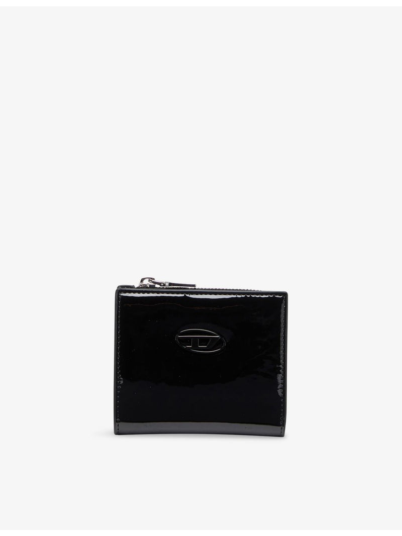 Diesel patent bi-fold wallet with zip fastening (British brand)
