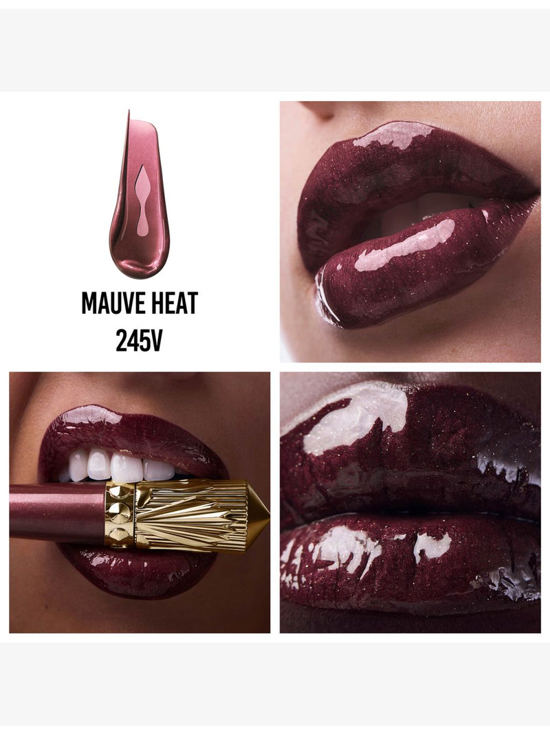 Christian Louboutin Vinyl Gloss Mauve Heat 4ml, imported from the UK