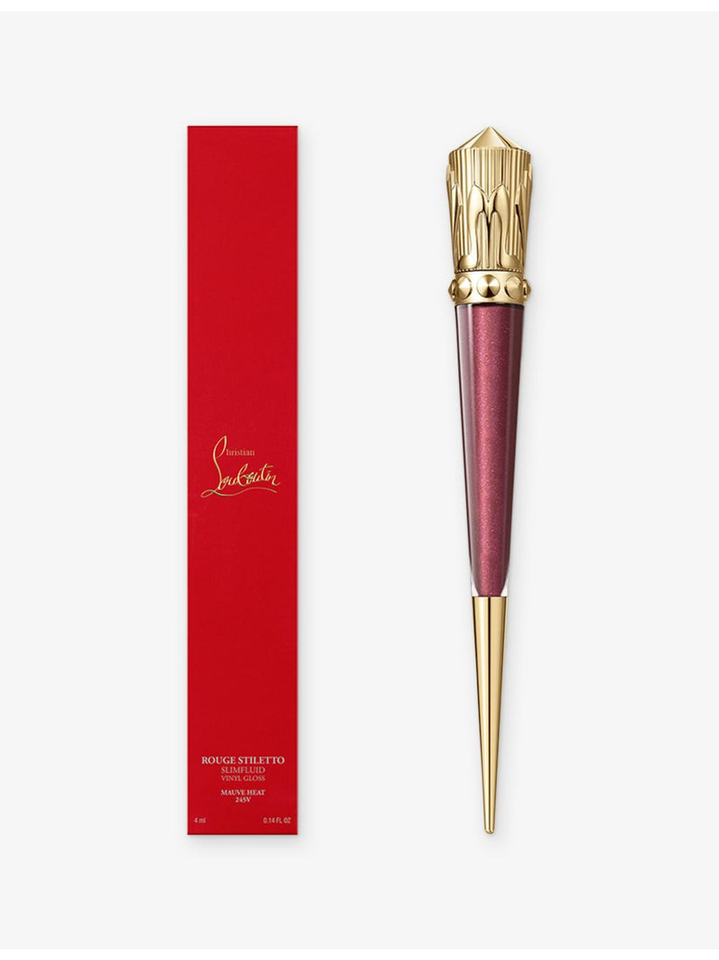 Christian Louboutin Vinyl Gloss Mauve Heat 4ml, imported from the UK