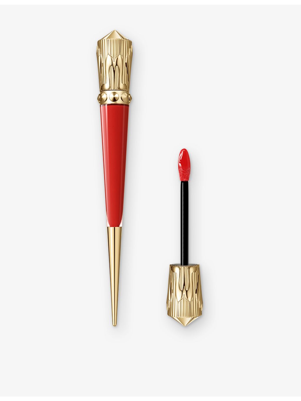 Christian Louboutin Rouge Stiletto vinyl lip gloss Fire Red 4ml - British product