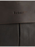 Barbour waxed cotton briefcase with leather trims - British product
