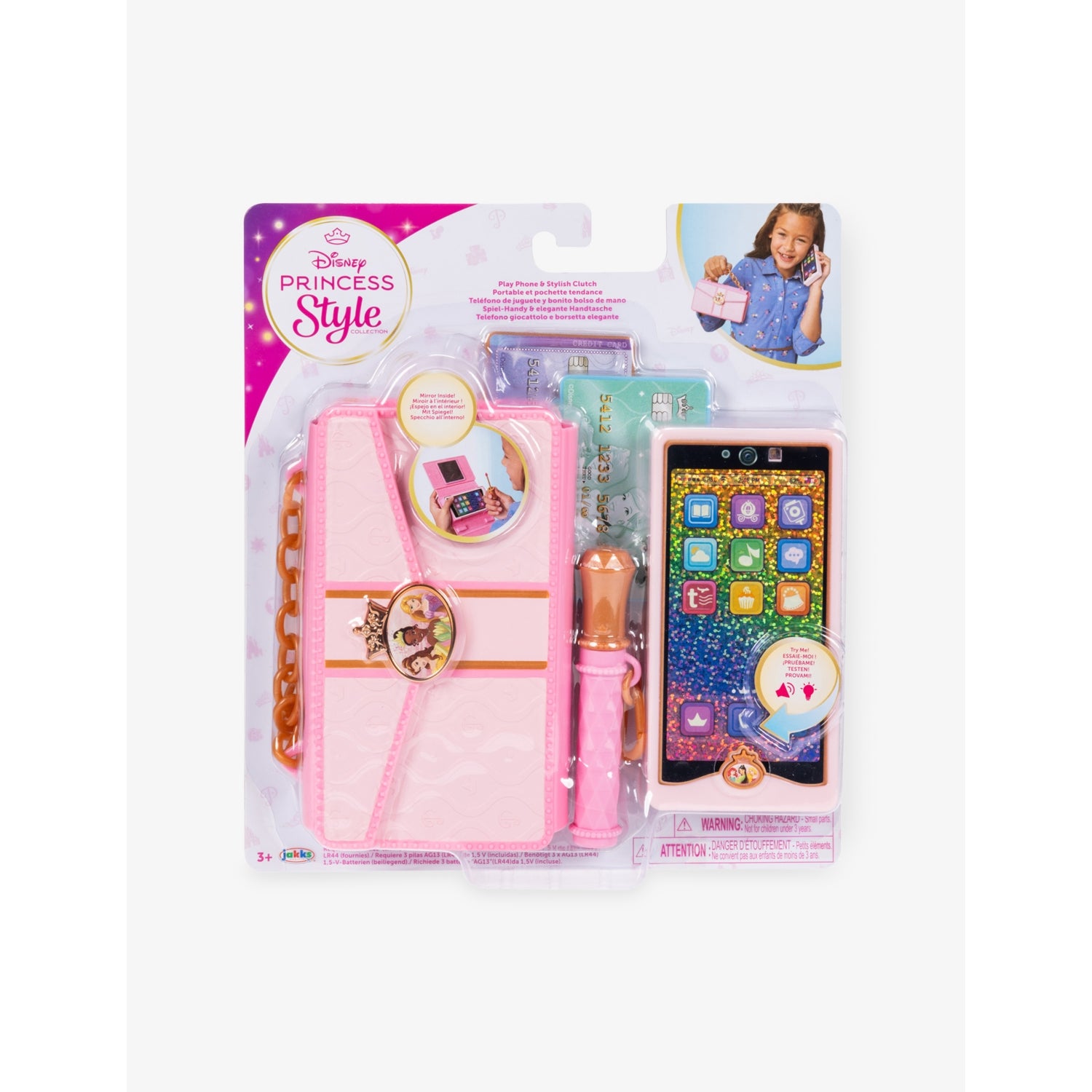 Disney Princess toy phone and clutch set, UK version
