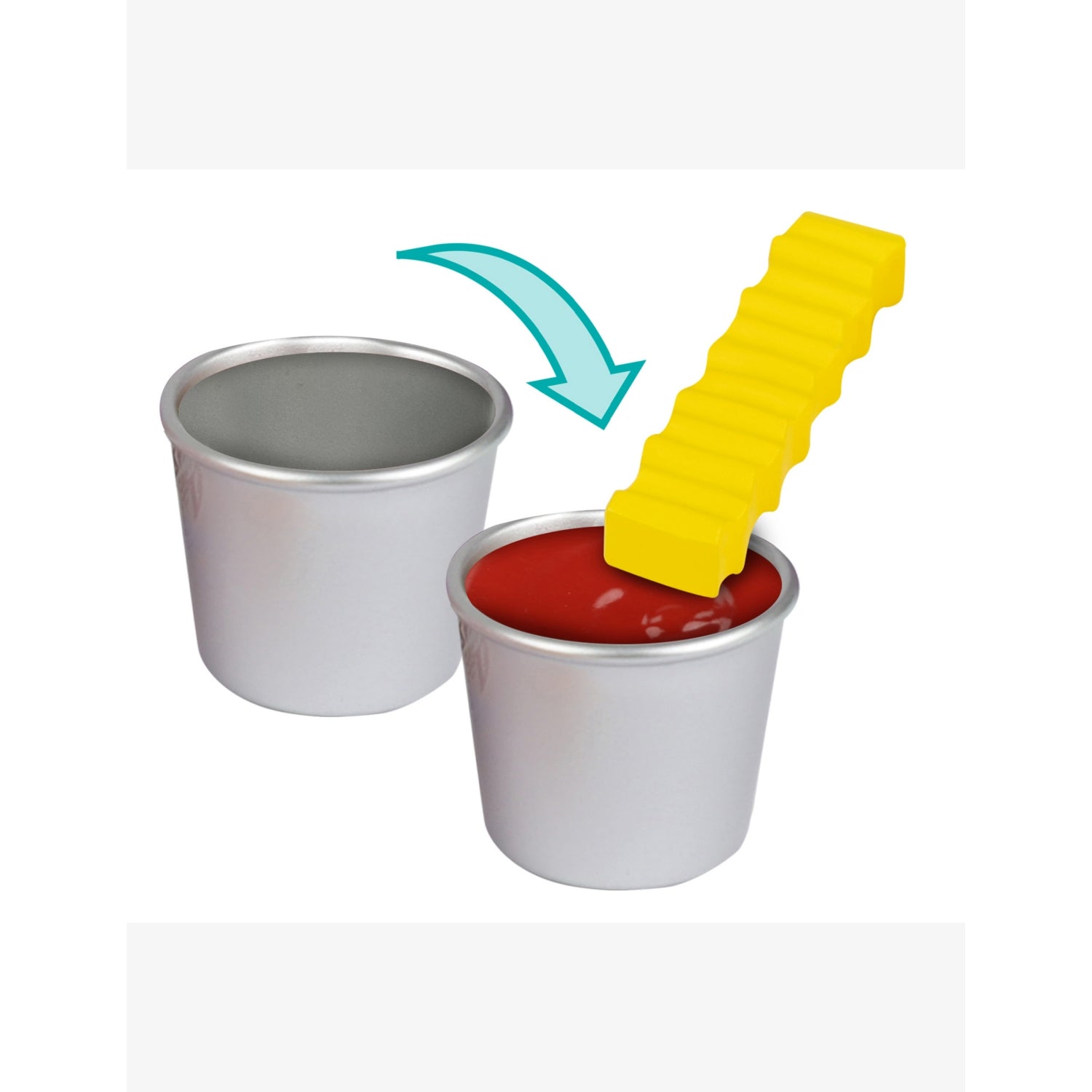 Casdon Heinz chip and dip playset with ketchup (British brand)