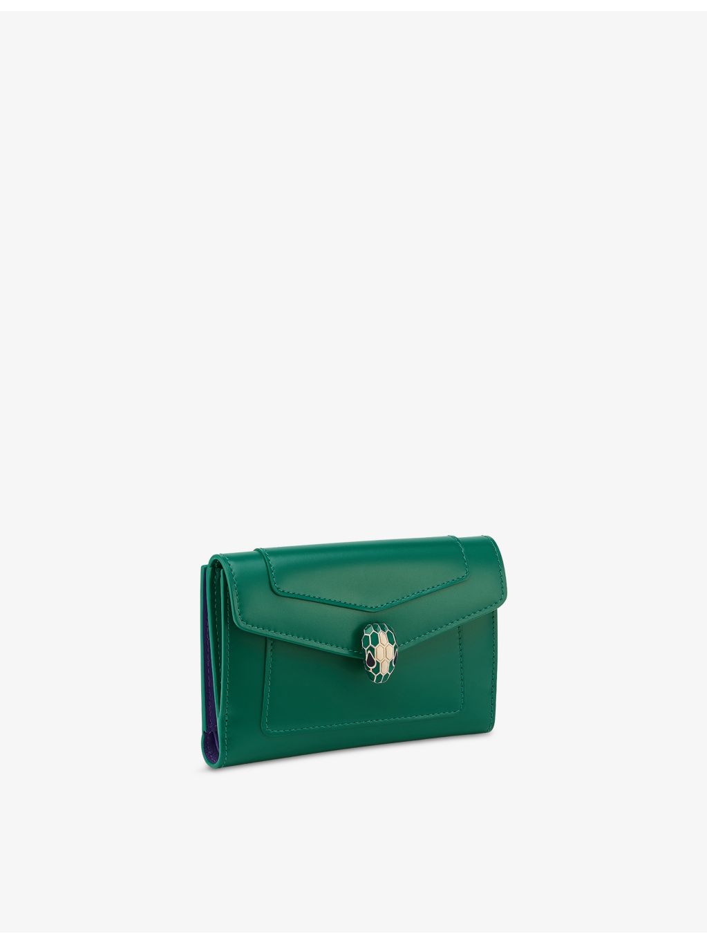 Bvlgari Serpenti Forever compact leather wallet, British product