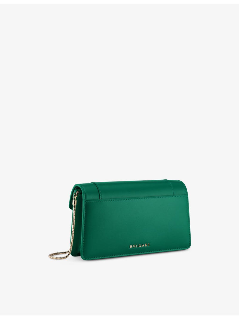 Bulgari Serpenti Forever chain and leather pochette, UK version