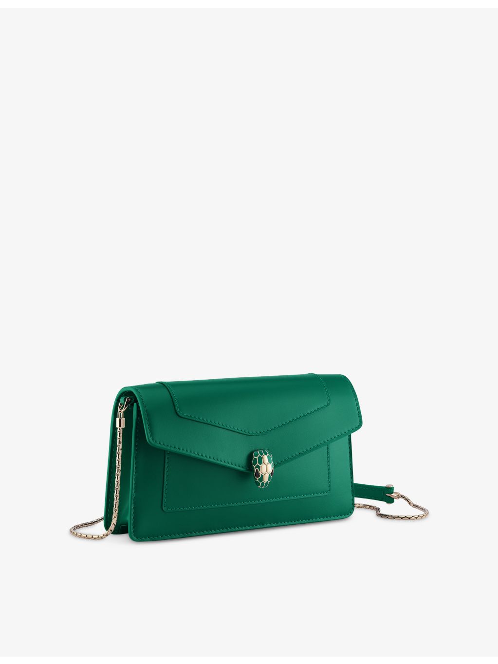 Bulgari Serpenti Forever chain and leather pochette, UK version