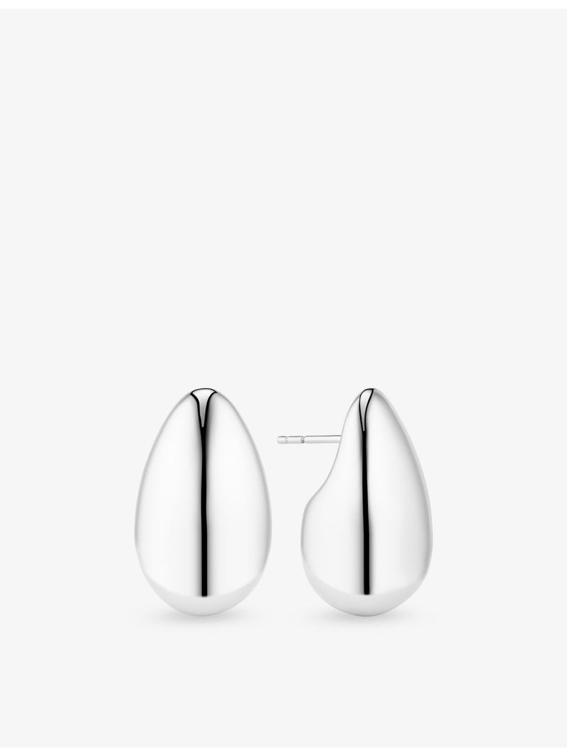 Sif Jakobs Goccia Grande sterling silver earrings 2.8cm - British product