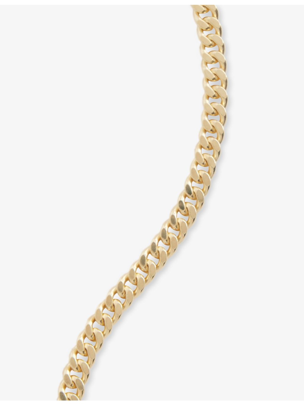 Common Lines yellow gold-plated Cuban link bracelet 17cm, UK version