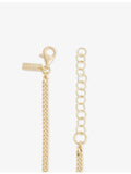 Common Lines yellow gold-plated Cuban link bracelet 17cm, UK version