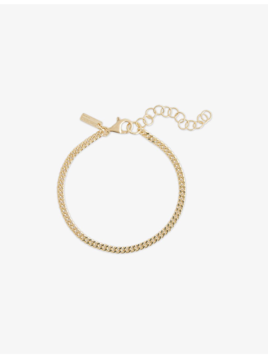 Common Lines yellow gold-plated Cuban link bracelet 17cm, UK version