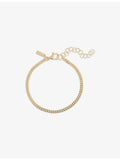 Common Lines yellow gold-plated Cuban link bracelet 17cm, UK version