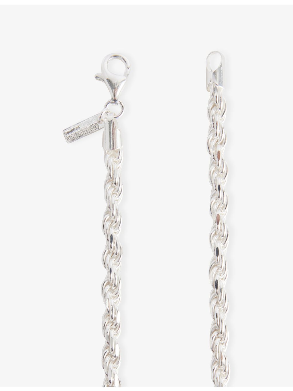Common Lines 925 sterling silver rope chain necklace 48cm (British brand)