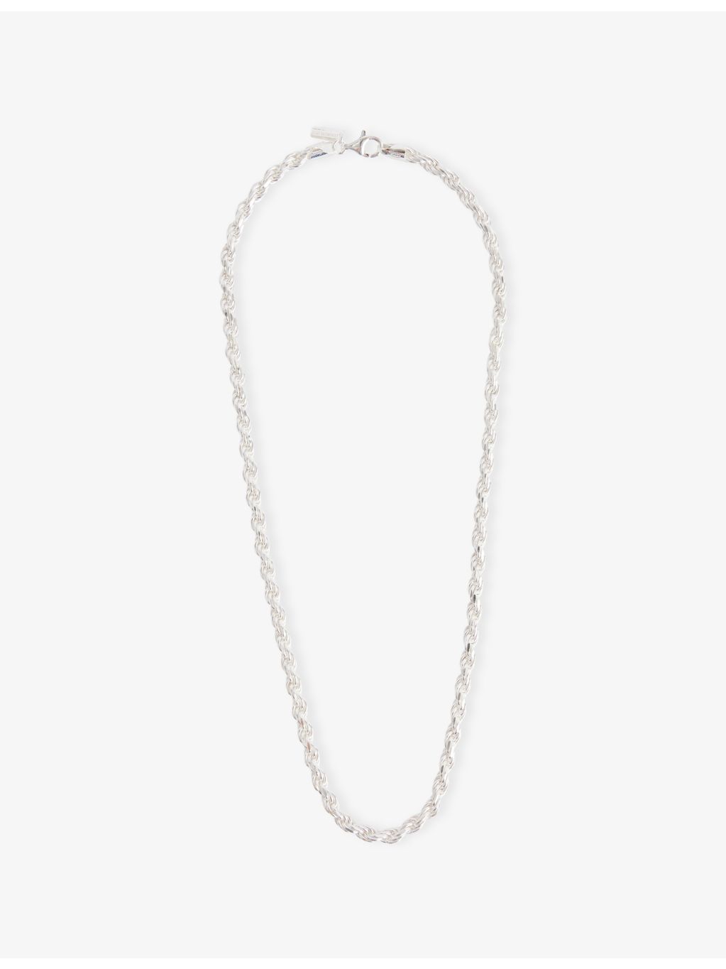 Common Lines 925 sterling silver rope chain necklace 48cm (British brand)