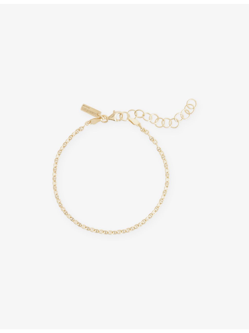 Common Lines yellow gold-plated sterling silver bracelet, UK version