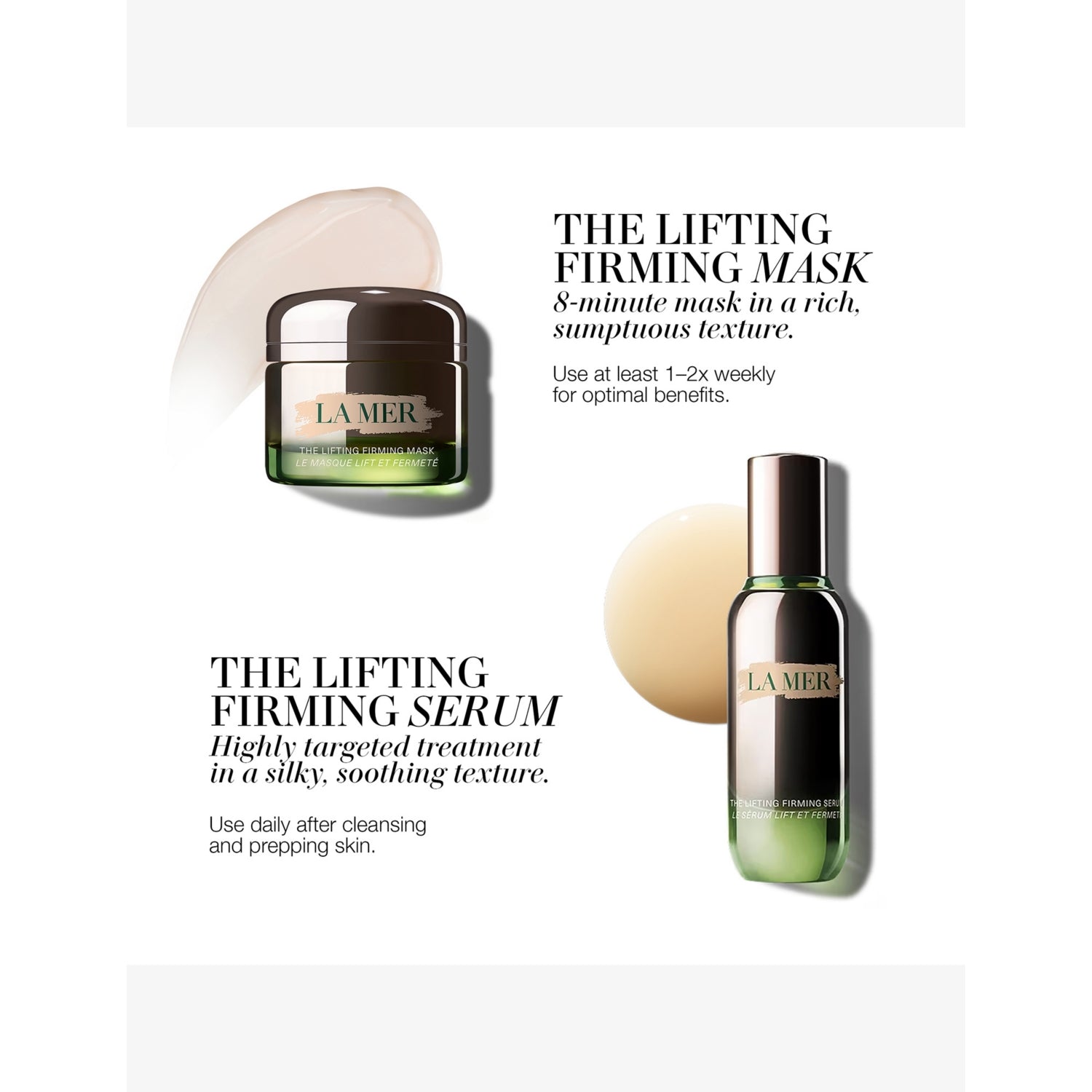 La Mer lifting firming mask 50ml - British product