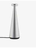 Alessi Bedin aluminium lamp with LED ring, imported from the UK