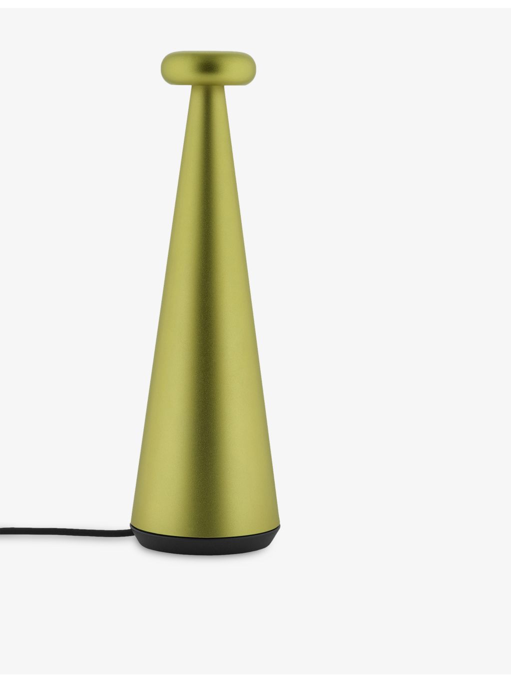 Alessi Bedin aluminium lamp with LED ring, imported from the UK