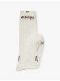 Marni embroidered cotton-blend mid-calf socks, imported from the UK