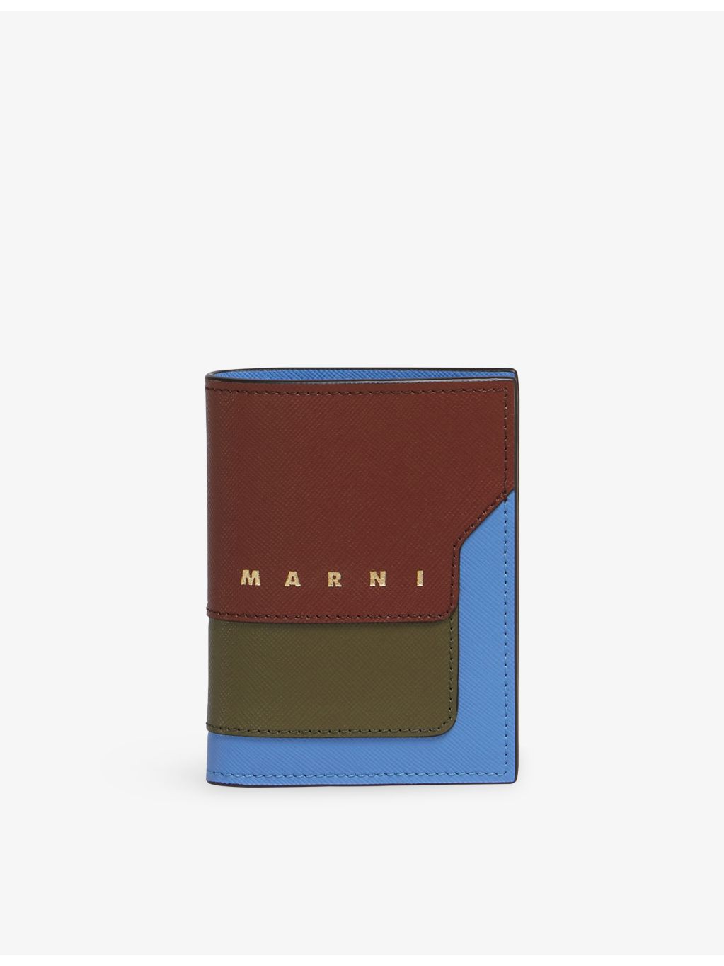 Marni colour-block leather bifold wallet 11cm - British product