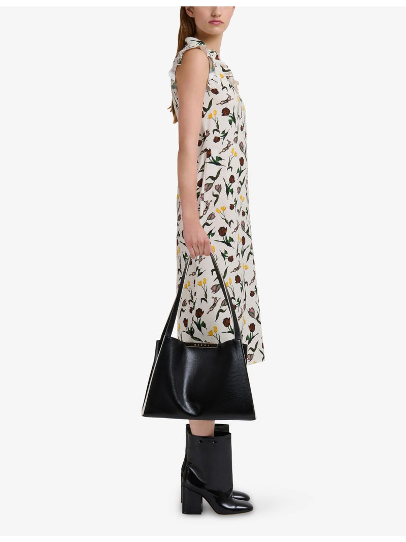 Marni Cresta leather tote bag 35cm - British product