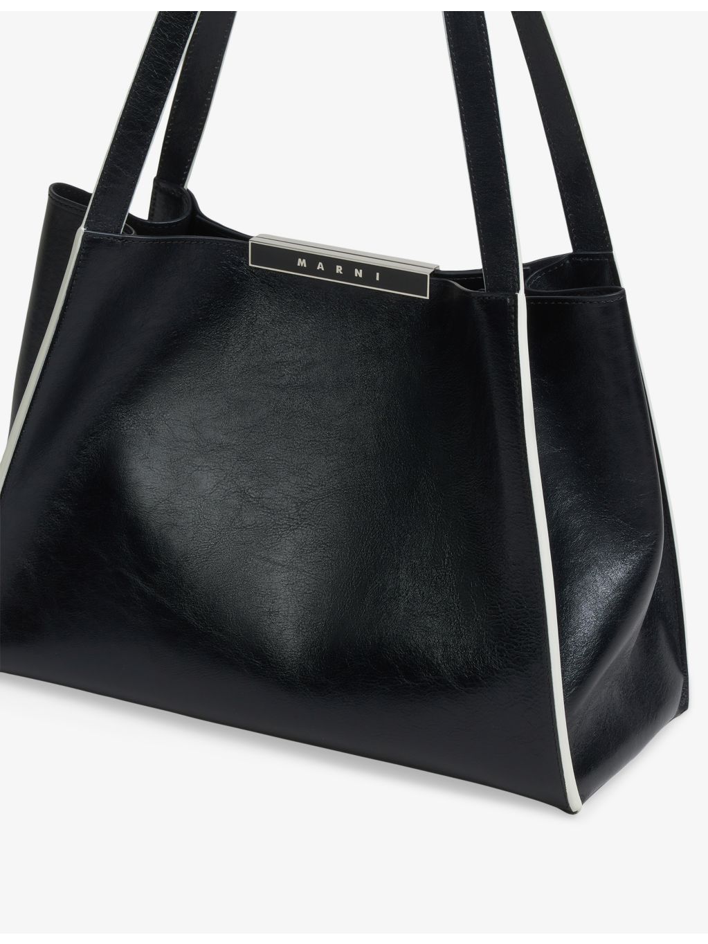 Marni Cresta leather tote bag 35cm - British product