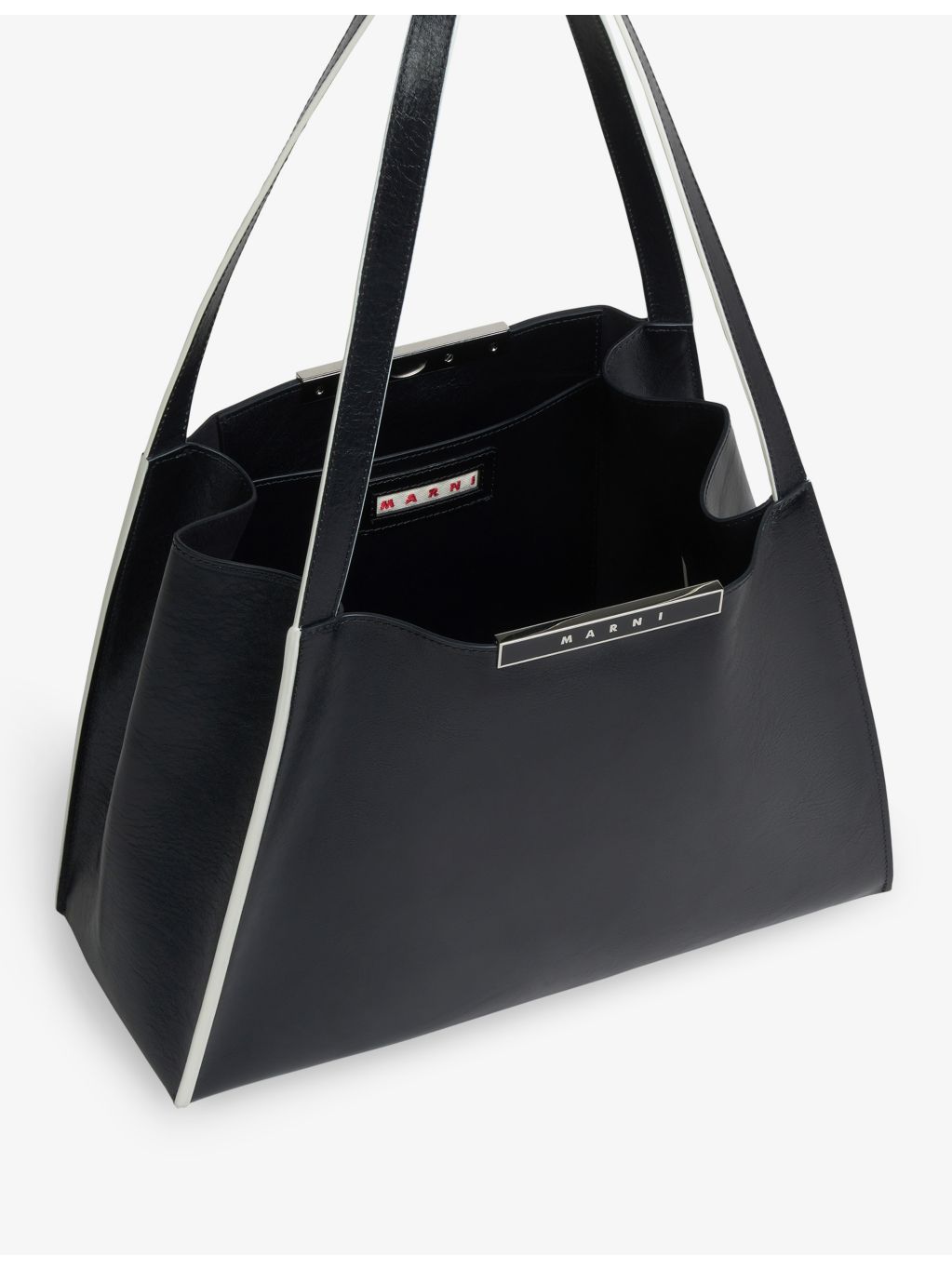 Marni Cresta leather tote bag 35cm - British product