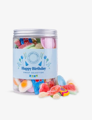 Ask Mummy & Daddy Happy Birthday sweet selection tub (British brand)