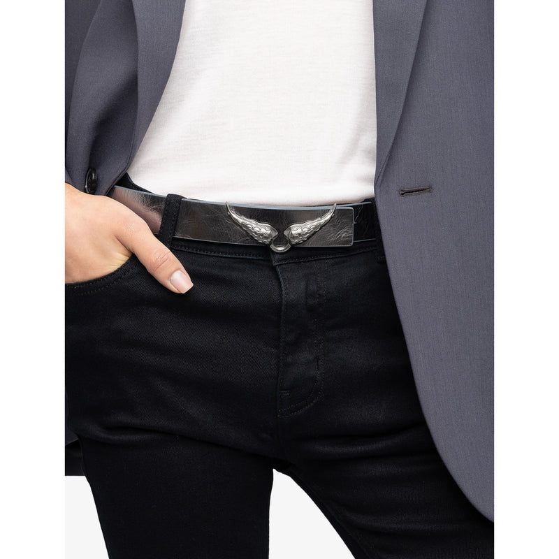 Zadig&Voltaire reversible leather belt 3cm - British product