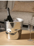 Alessi stainless steel wine cooler Compressioni 24cm (British brand)
